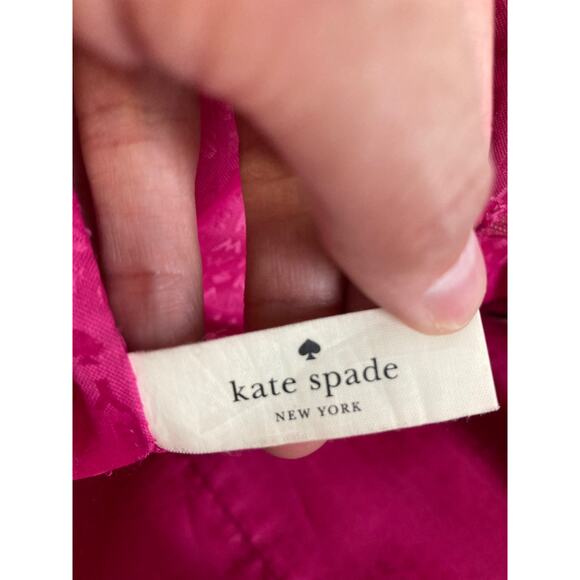 KATE SPADE LARGE MULTI COLOR PRINT NYLON SHOULDER BAG (ASIS) - Picture 10 of 13